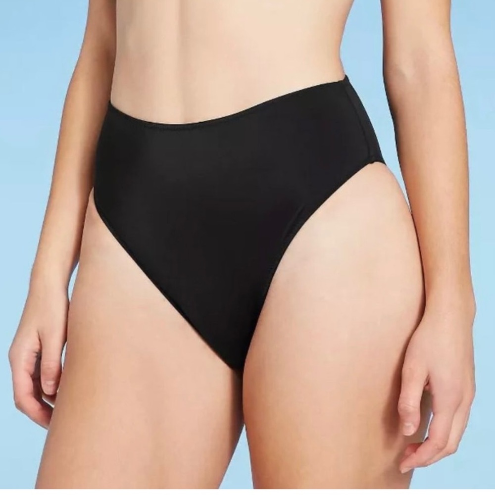 Shade & Shore High Waist Extra Cheeky Bikini Bottoms  NWT